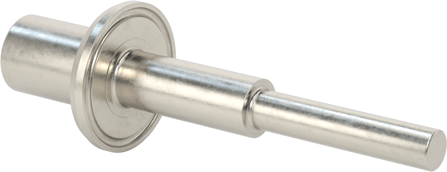 Gıda ve İçecek Sıhhi Bağlantılı Termovell, Hızlı Kelepçe, 1“ ve 1-1/2” Boru Dış Çapı için, 6" Sap Uzunluğu