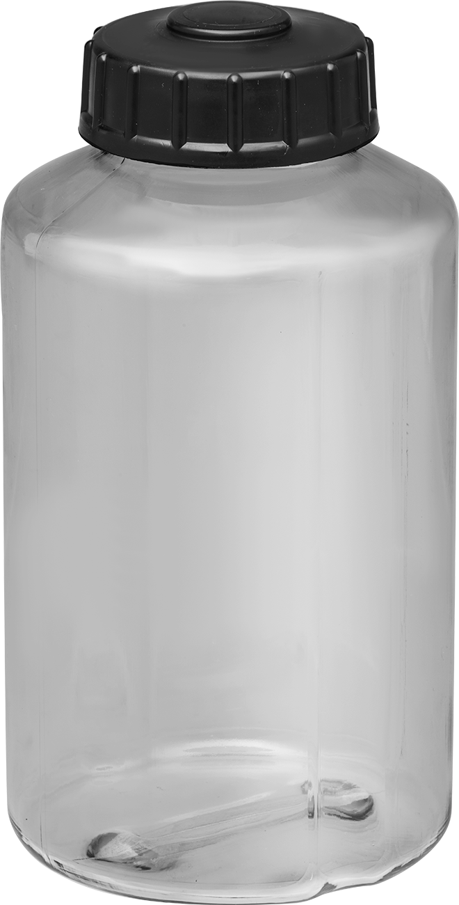 Şeffaf Polikarbonat Plastik Kavanoz, 64 FL oz/1900 ml Kapasite