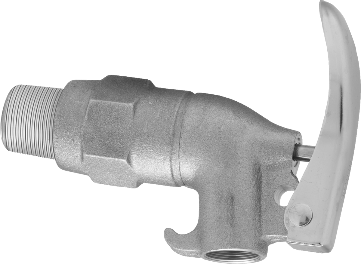 Viskoz Sıvılar için Varil Musluğu, 3/4 NPT Erkek Giriş x 13/16"-27 UNF Dişi Çıkış