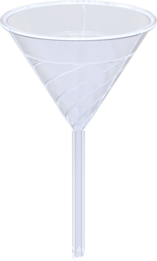 8 FL oz Plastik Huni