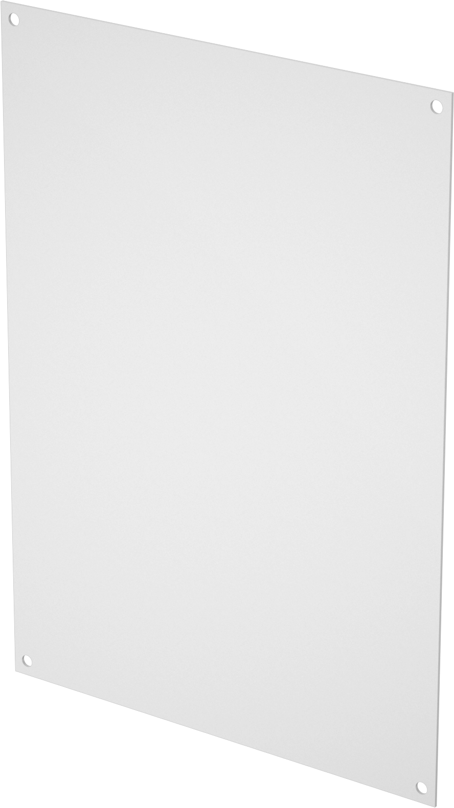 Elektrik Muhafaza Paneli, Beyaz Boyalı Çelik, 14-1/4“ Yükseklik x 10-1/4” Genişlik