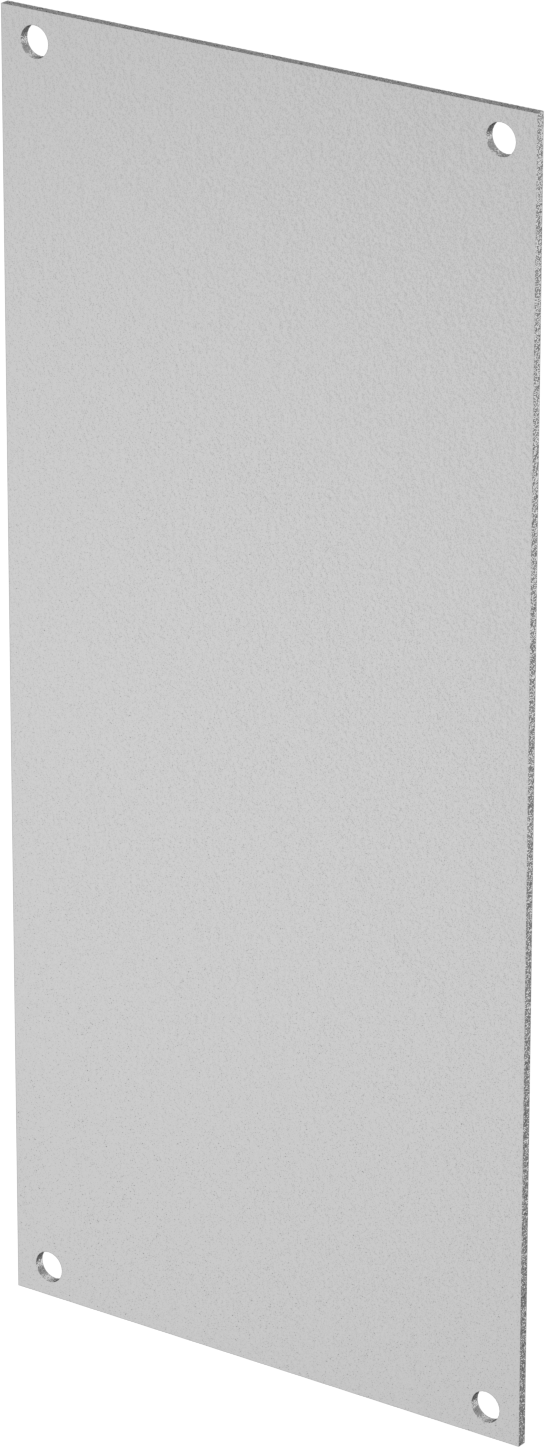 Elektrik Muhafaza Paneli, Galvanizli Çelik, 10-3/4“ Yükseklik x 4-7/8” Genişlik