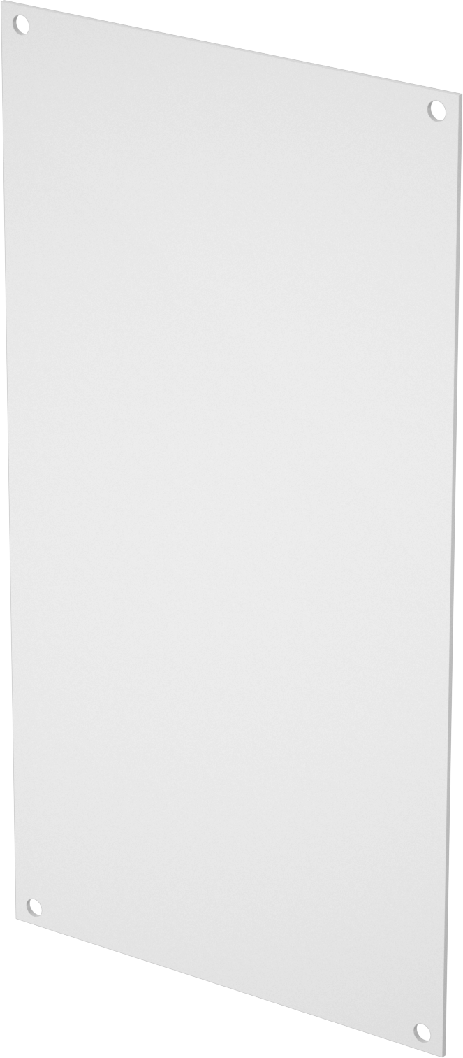 Elektrik Muhafaza Paneli, Beyaz Boyalı Çelik, 12-3/4“ Yükseklik x 6-7/8” Genişlik