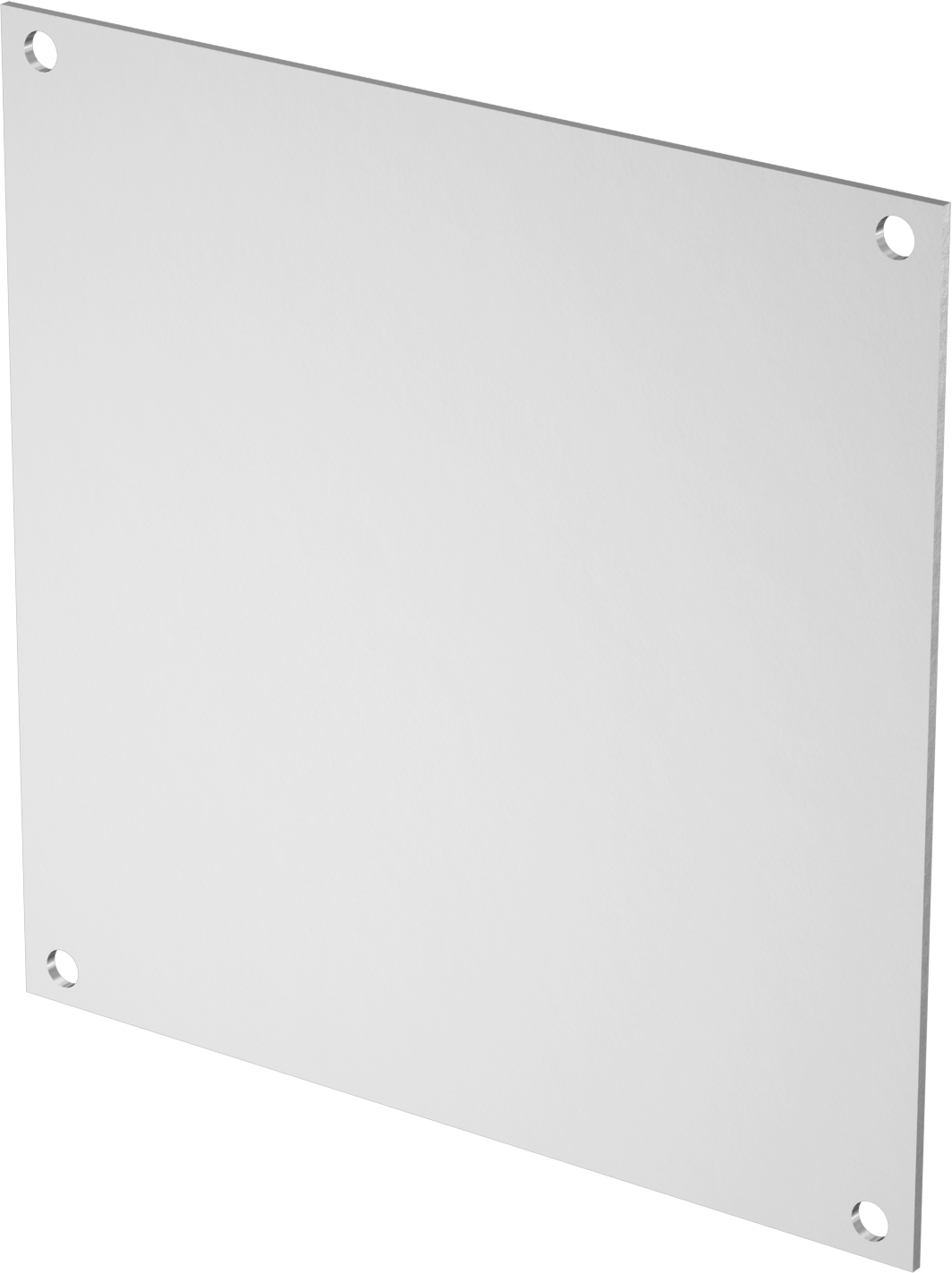 Elektrik Muhafaza Paneli, 304 Paslanmaz Çelik, 6-3/4“ Yükseklik x 6-7/8” Genişlik