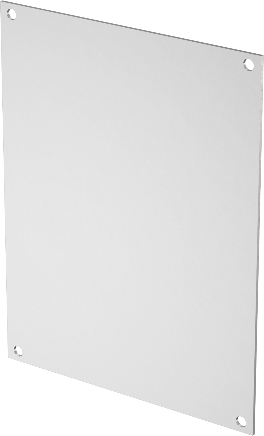 Elektrik Muhafaza Paneli, 304 Paslanmaz Çelik, 8-3/4“ Yükseklik x 6-7/8” Genişlik