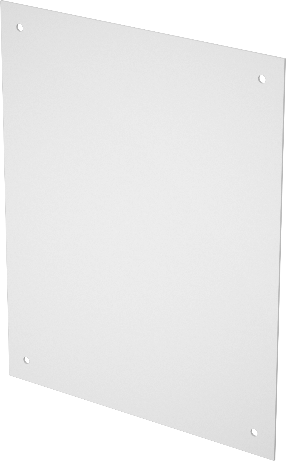Elektrik Muhafaza Paneli, Beyaz Boyalı Çelik, 13“ Yükseklik x 10-1/2” Genişlik