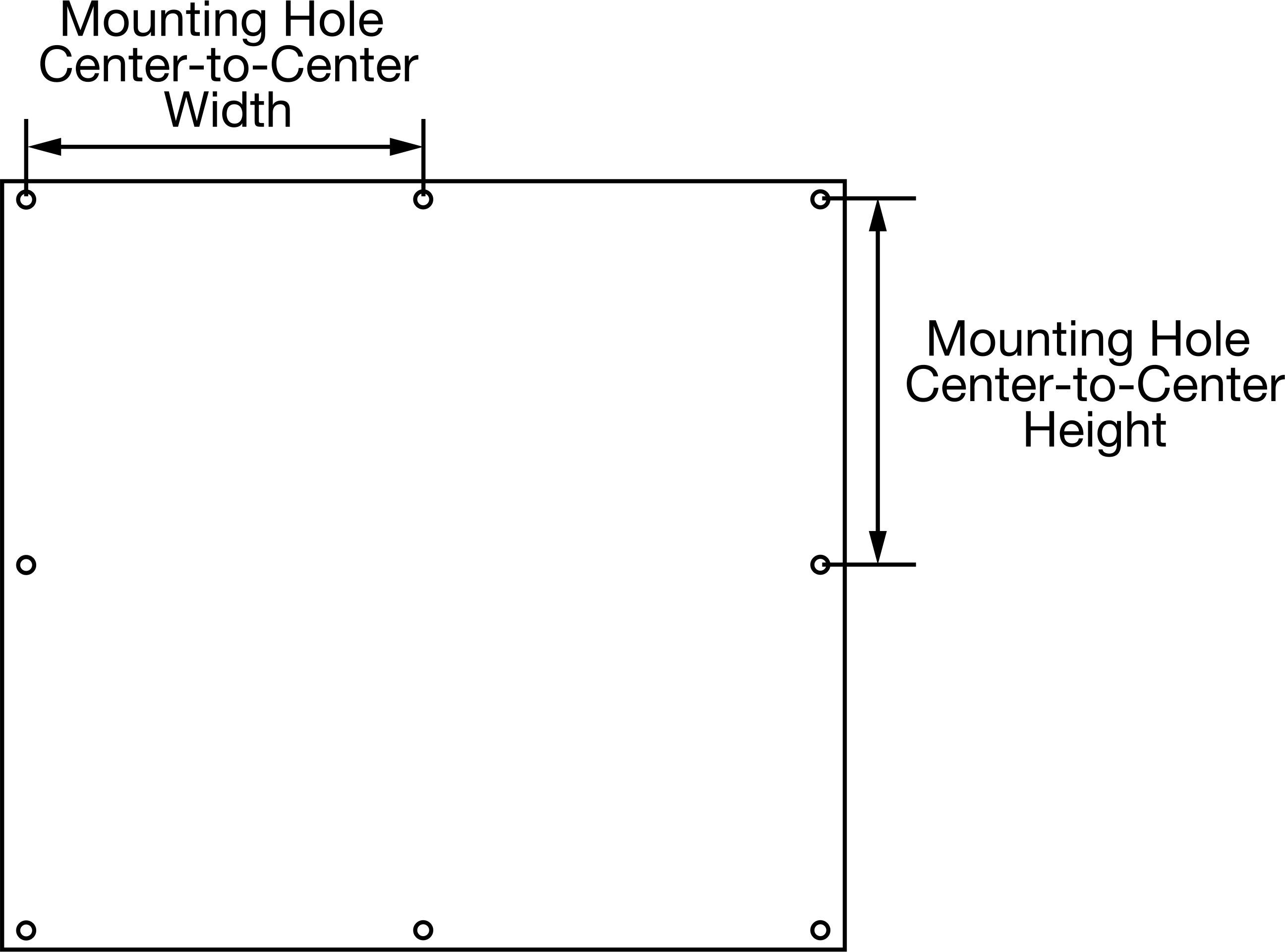 Delikli Elektrik Muhafaza Paneli, Gri Toz Boyalı Çelik, 26“ Yükseklik x 28-1/2” Genişlik
