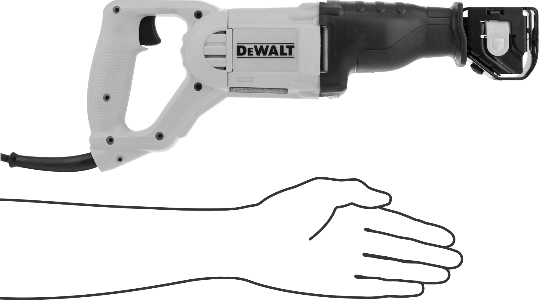 DeWalt Elektrikli Pistonlu Testere, Model Numarası Dwe304