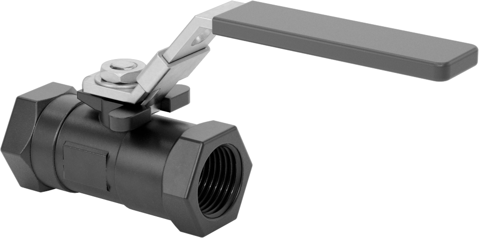Yakıt için Çelik Gövde Açma/Kapama Vanası, PTFE Plastik Conta, 1/2 NPT Dişi