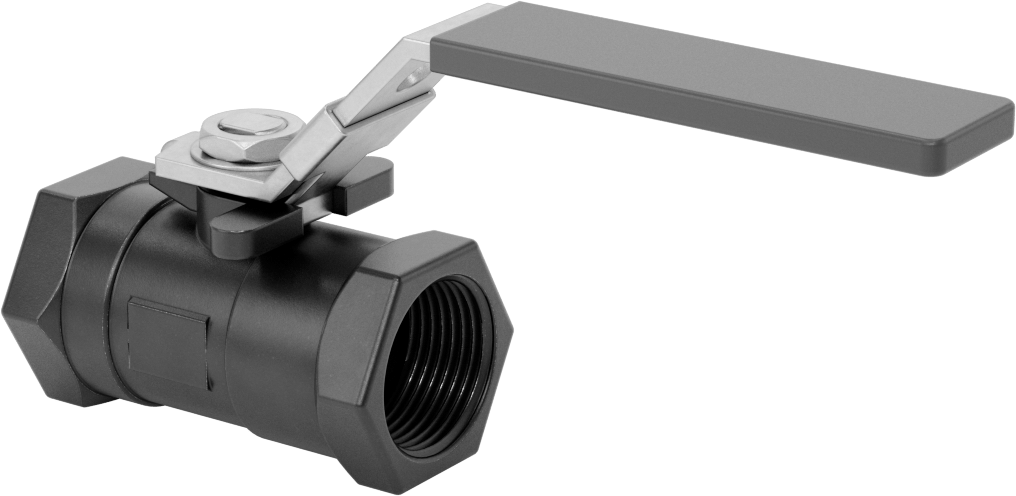 Yakıt için Çelik Gövde Açma/Kapama Vanası, PTFE Plastik Conta, 1 NPT Dişi