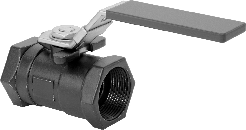 Yakıt için Çelik Gövde Açma/Kapama Vanası, PTFE Plastik Conta, 1-1/4 NPT Dişi