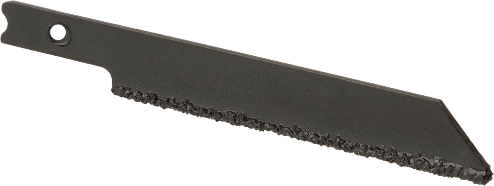 Seramik ve Beton ve Tuğla için Bıçak, U-Şaftlı Dekupaj Testeresi, Orta Tanecikli, 2-7/8“ Uzunluk x 3/8” Genişlik