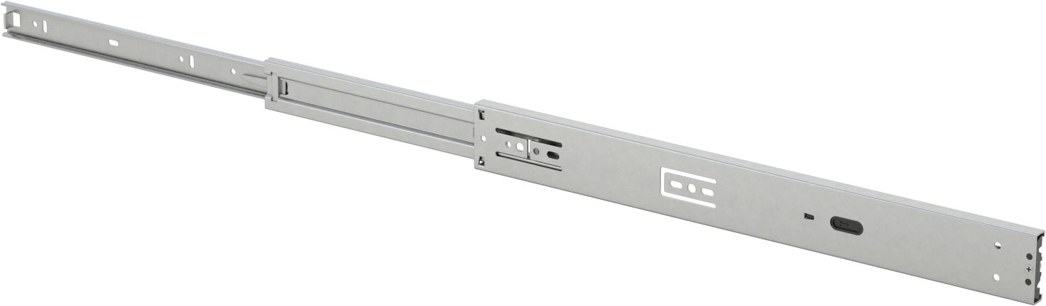 T-Yuvalı Çerçeve Rayı Kaydırma Parçası, Teleskopik, 1,5" ve 40 mm Yüksek Ray için, 15-3/4" Kapalı