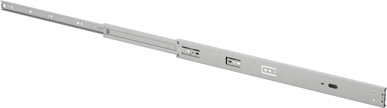 T-Yuvalı Çerçeve Rayı Kaydırma Parçası, Teleskopik, 1,5" ve 40 mm Yüksek Ray için, 21-5/8" Kapalı
