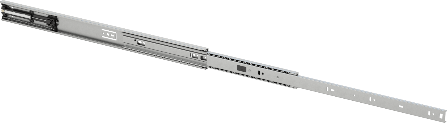 T-Yuvalı Çerçeve Rayı Kaydırma Parçası, Teleskopik, 1,5" ve 40 mm Yüksek Ray için, 21-5/8" Kapalı