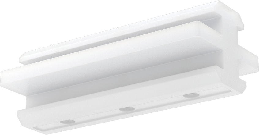 T-Yuvalı Çerçeve Rayı Kaydırma Parçası, T x T, 45 mm Yükseklikte Tek Ray için