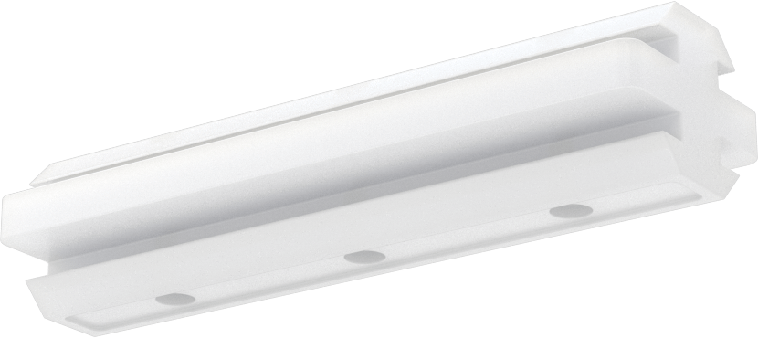 T-Yuvalı Çerçeve Rayı Kaydırma Parçası, T x T, 30 mm yüksekliğinde tek ray için