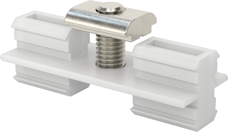 T-Yuvalı Çerçeve Rayı Kaydırma Parçası, T x T-Redüktör, 30 mm ve 45 mm Yüksekliğinde Tek Ray için