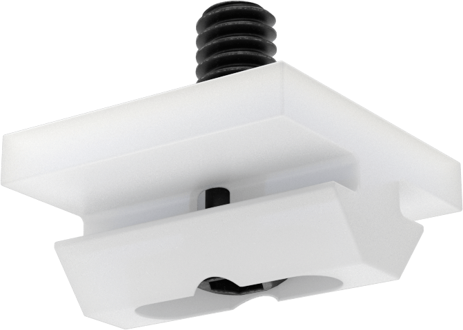 T-Yuvalı Çerçeve Rayı Kaydırma Parçası, Dikey Pivot, T-Şekli, 1 inç ve 25 mm Yüksek Ray için