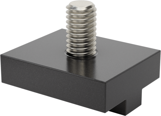 T-Yuvalı Çerçeve Rayı Kaydırma Parçası, Dikey Pivot, 25 mm Yükseklik Tek Ray için