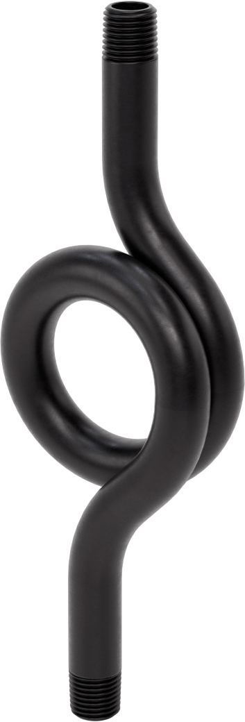 Gauge Siphon Tube, 1/4 NPT, Seamless, 7-1/4" Long, 580 PSI At 750°F
