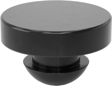Hava Koşullarına Dayanıklı EPDM İt-Ve-Kal Tamponlar, 1/4" İç Çap için, 11/32" Sırt Çapı, 9/16" OD