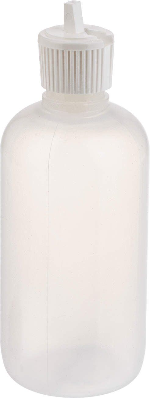 Yukarı Açılır Nozullu Sıkma Şişesi, 8 FL oz Kapasite, 5-1/2" Yükseklik