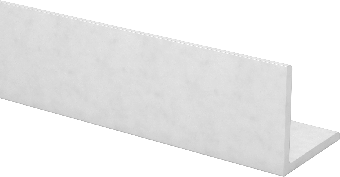 Denizcilik Sınıfı 5086 Alüminyum 90 Derece Açı, Kolay Şekillendirilebilir, 1/4" Duvar Kalınlığı, 3" Dış Yükseklik