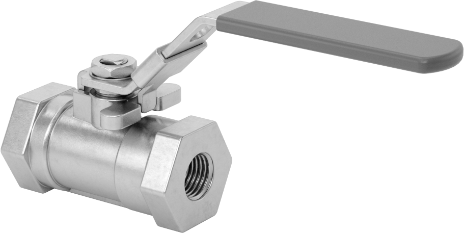 Yakıt için 316 Paslanmaz Çelik Açma/Kapama Vanası, PTFE Plastik Conta, 1/4 NPT Dişi