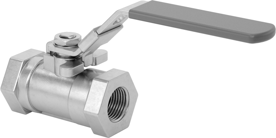 Yakıt için 316 Paslanmaz Çelik Açma/Kapama Vanası, PTFE Plastik Conta, 3/8 NPT Dişi