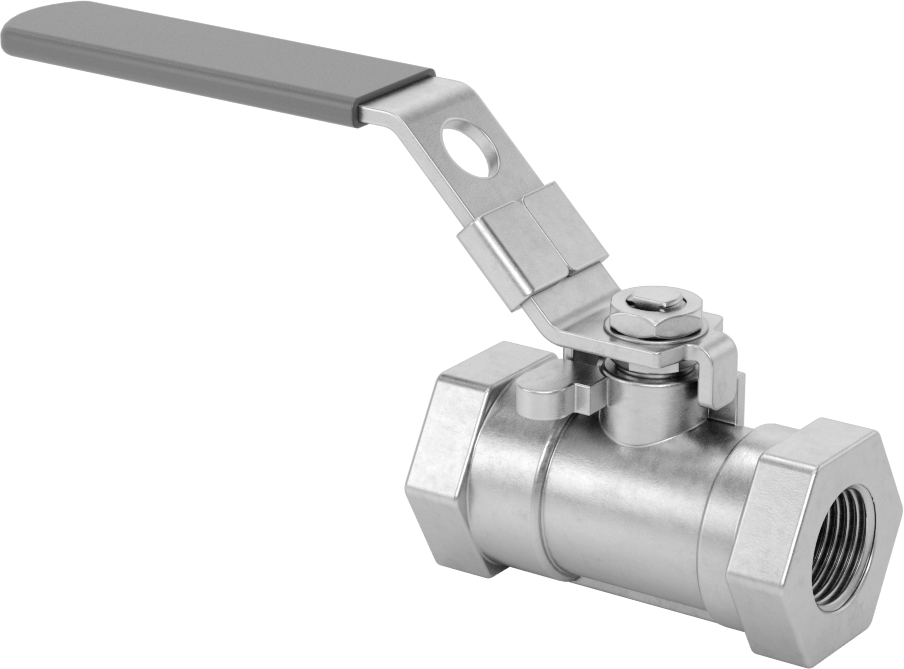 Yakıt için 316 Paslanmaz Çelik Açma/Kapama Vanası, PTFE Plastik Conta, 3/8 NPT Dişi