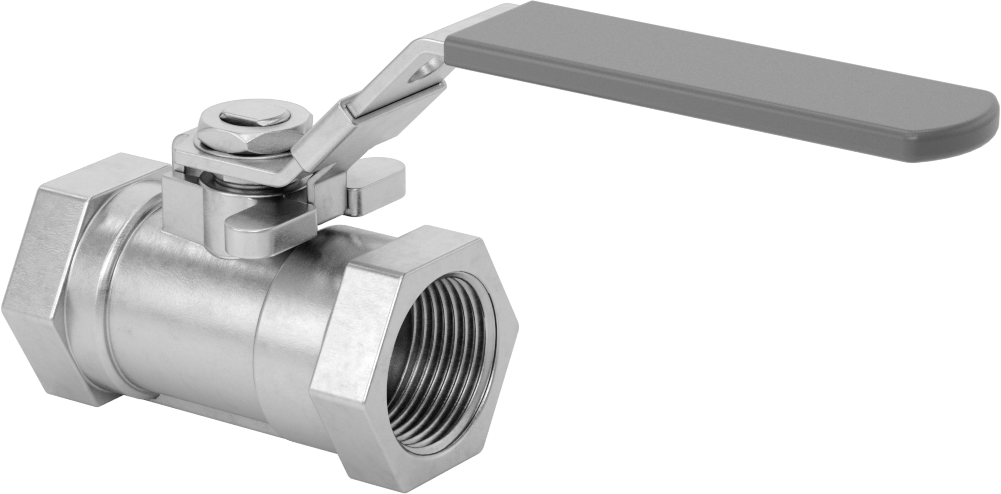 Yakıt için 316 Paslanmaz Çelik Açma/Kapama Vanası, PTFE Plastik Conta, 1 NPT Dişi