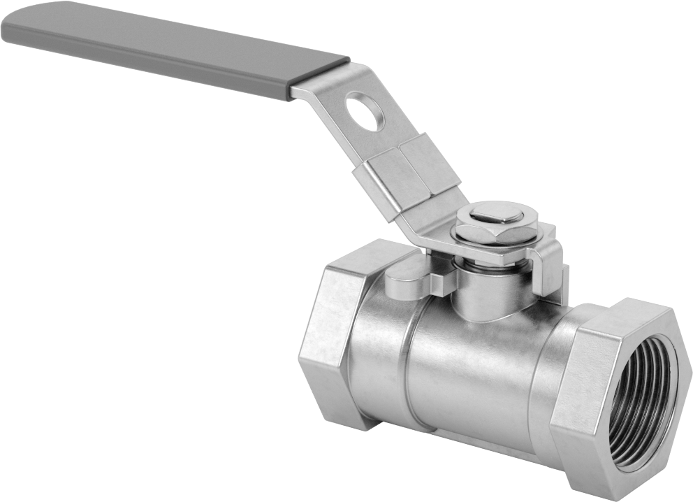 Yakıt için 316 Paslanmaz Çelik Açma/Kapama Vanası, PTFE Plastik Conta, 1 NPT Dişi