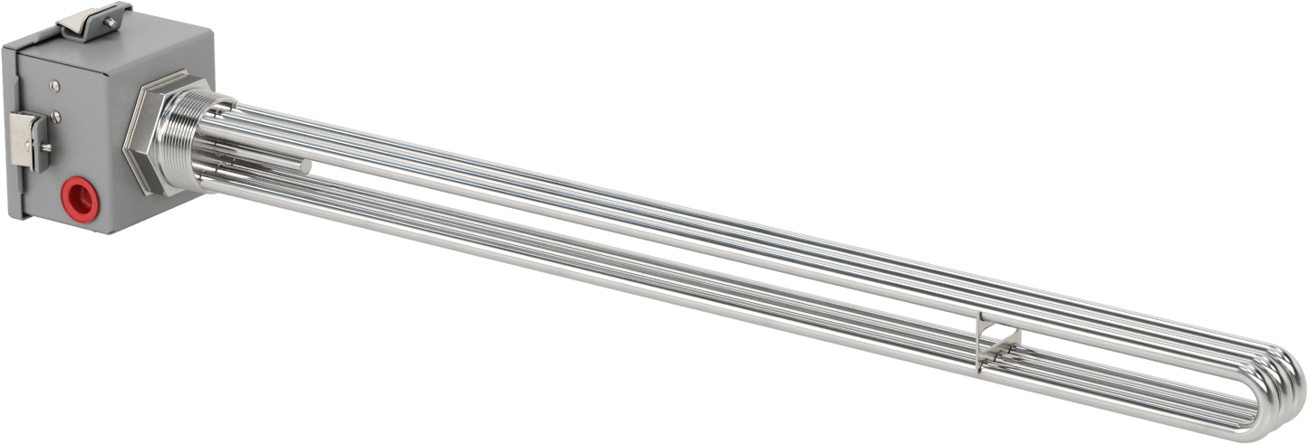 Sıhhi Vidalı Tapa Daldırma Isıtıcı, Su için, 240V AC, Üç Fazlı, 10500W