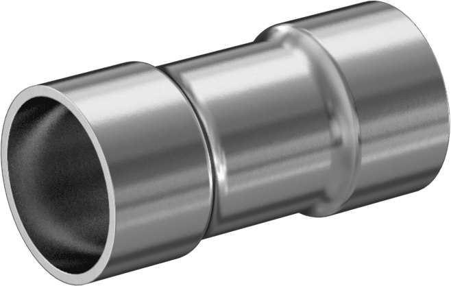 Paslanmaz Çelik Borular için Soket Bağlantılı Fitting, 1/2" Dış Çaplı Boru için Konektör, 1500 PSI @ 72°F