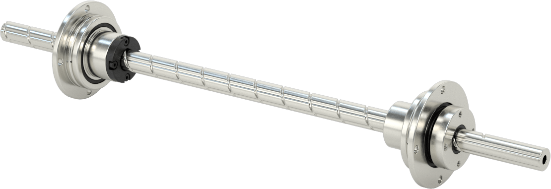 Ball Screw/Splines, 10 mm Diameter, with Four 300 mm Long Splines