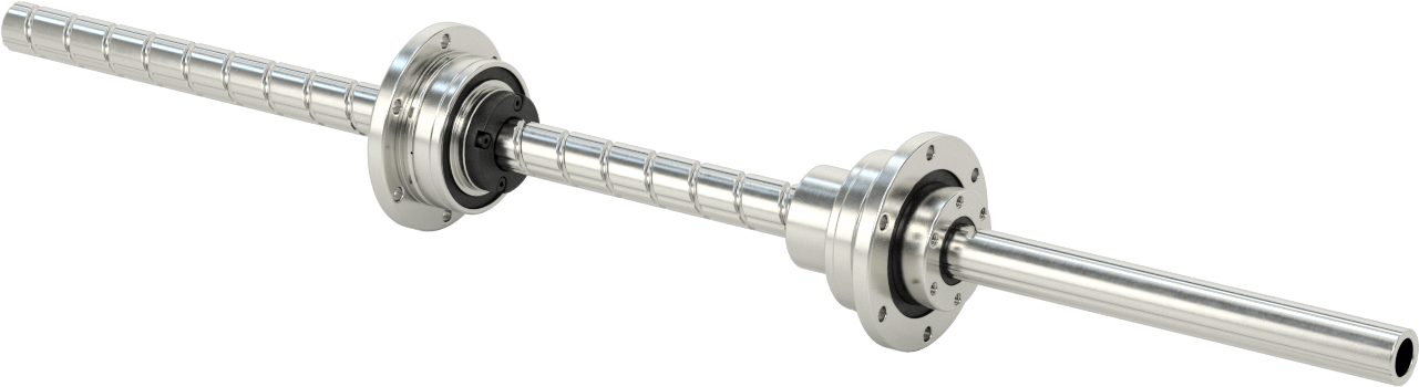 Ball Screw/Splines, 16 mm Diameter, with Four 500 mm Long Splines