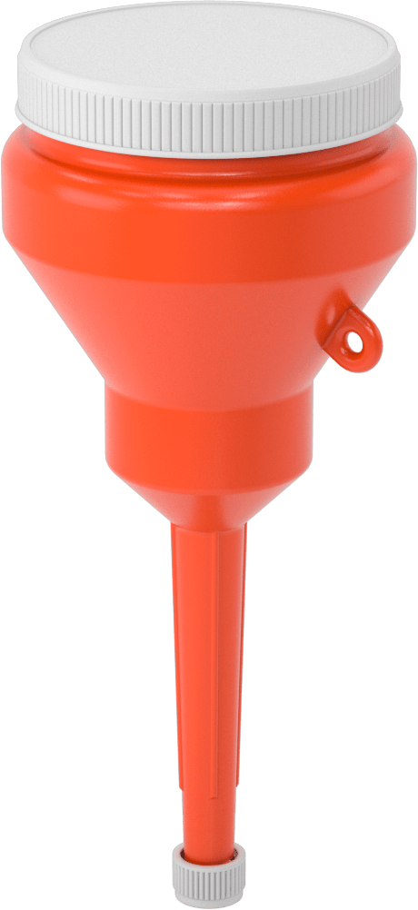 Kapaklı Plastik Huni, 16 FL. oz. Kapasite