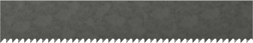 Kavisli Kesimler için Şerit Testere Bıçağı, 1/2“ Genişlik x 0,025” Kalınlık, 68" Uzunluk