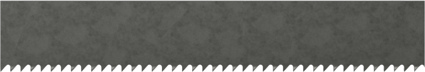 Kavisli Kesimler için Şerit Testere Bıçağı, 1/2“ Genişlik x 0,025” Kalınlık, 114 inç Uzunluk