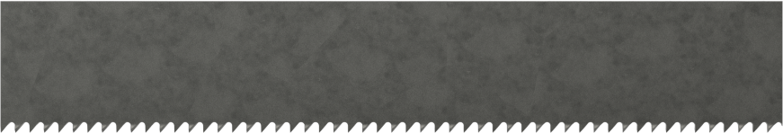 Kavisli Kesimler için Şerit Testere Bıçağı, 1/2“ Genişlik x 0,025” Kalınlık, 81" Uzunluk, 18 Diş İnç Başına