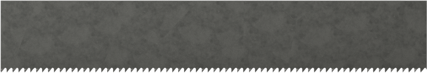 Kavisli Kesimler için Şerit Testere Bıçağı, 1/2“ Genişlik x 0,025” Kalınlık, 64-1/2" Uzunluk, 24 Diş İnç Başına