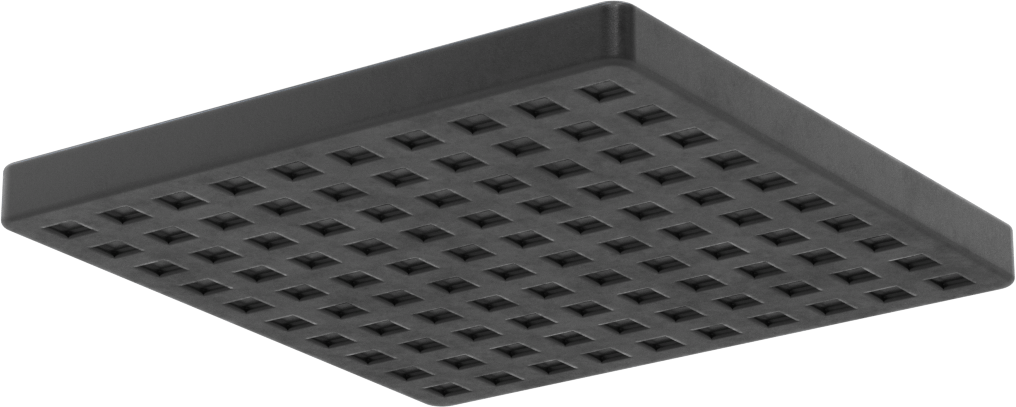 Yağa Dayanıklı Buna-N Titreşim Sönümleme Pedi, Siyah, 6“ Uzunluk x 6” Genişlik, Durometre 80A