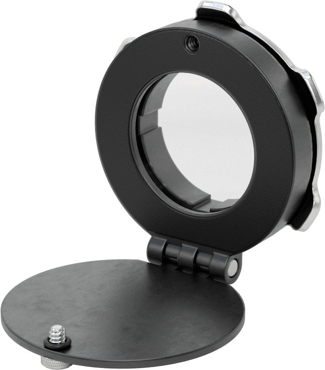 Muhafazalar için Termal İnceleme Penceresi, Alüminyum Çerçeveli, 3-3/8“ Yükseklik x 2-7/8” Toplam Genişlik