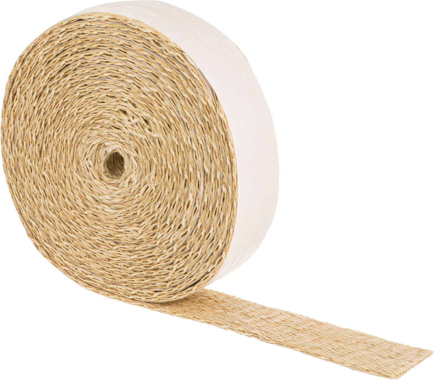 Yüksek Sıcaklık Seramik Elyaf Boru Yalıtımı, Kalsiyum Alüminyum Silikat, 25' Uzunluk x 2“ Genişlik x 1/4” Kalınlık