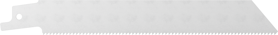 Pistonlu Testere Bıçağı, Düz Kesimler, Metal, 14 Diş/Inch, 6 inç Uzunluk, 0,035" Kalınlık