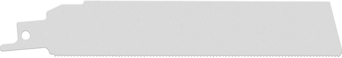 Pistonlu Testere Bıçağı, Metalde Düz Kesim için, Ağır Hizmet Tipi, 18 Diş/Inch, 6 inç Uzunluk