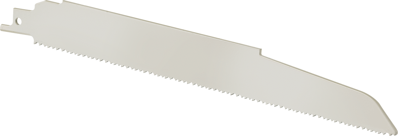 Pistonlu Testere Bıçağı, Metalde Düz Kesim için, Ağır Hizmet Tipi, 10 Diş/Inch, 9 inç Uzunluk