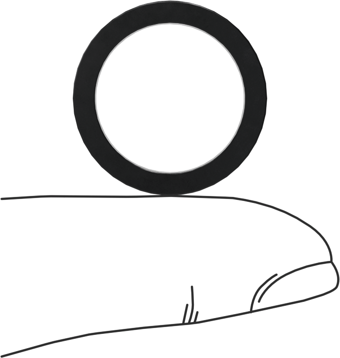 Kare Profilli Yağa Dayanıklı Buna-N O-Ring, 3/32 Kesirli Genişlik, Dash No. 115