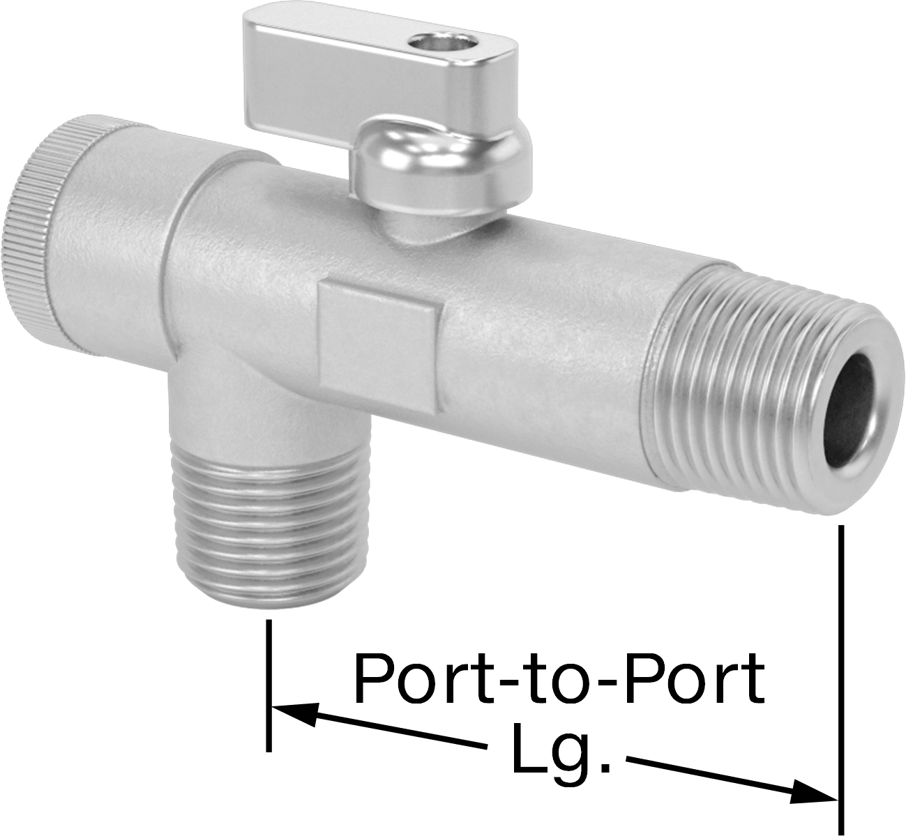 Brass 90° Elbow, Male × Male